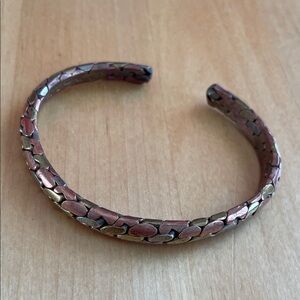 Multicolor Metal Cuff Bracelet